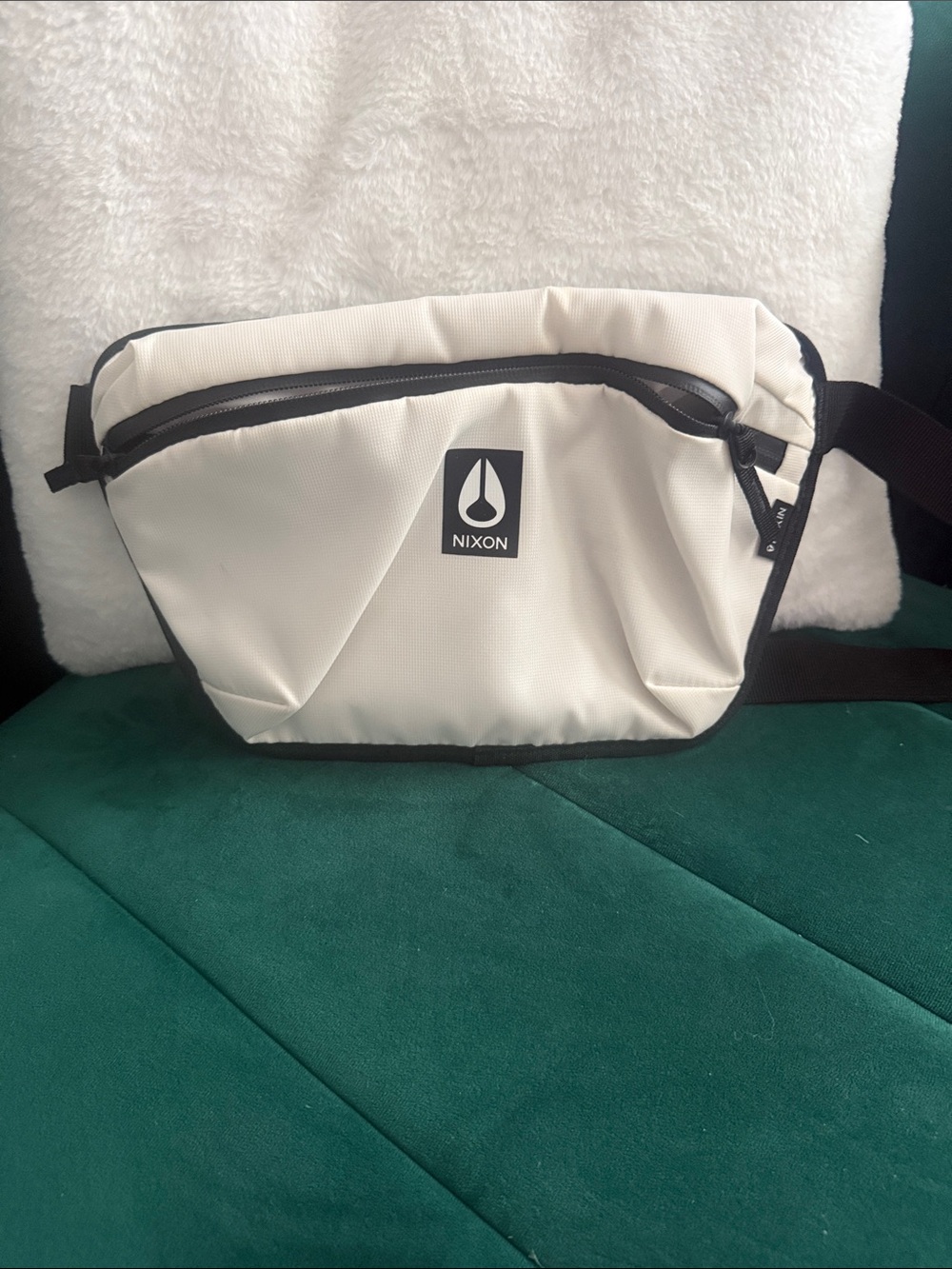 Nixon Cream and Black Belt Bag